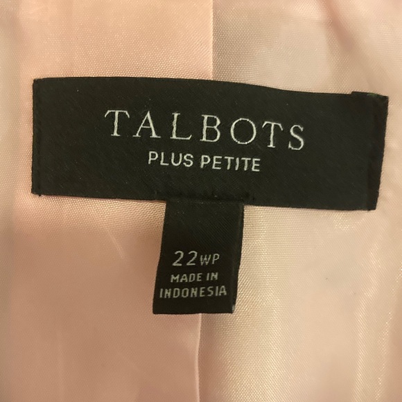 Talbots Women's Multicolor Checkered Blazer - Picture 2 of 5